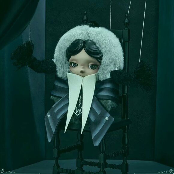 [NEW] POP MART SKULLPANDA × WEDNESDAY PLUSH (NEVERMORE ACADEMY UNIFORM VERSION) - Picture 2 of 7